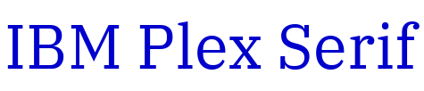 IBM Plex Serif fuente
